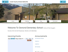 Tablet Screenshot of osmond.lcsd2.org